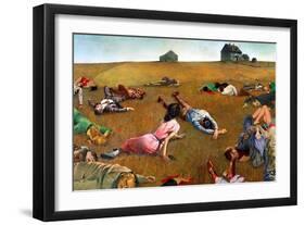 Christina Stands Her Ground-Barry Kite-Framed Art Print