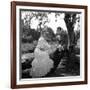 Christine by Pierre Gaspard Huit with Romy Schneider and Alain Delon, 1958 (b/w photo)-null-Framed Photo