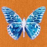 Orange Pop Butterfly-Christine Caldwell-Art Print