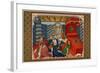 Christine De Pisan Presenting Her Book to Isabel of Bavaria, Queen of Charles VI of France-null-Framed Giclee Print