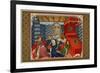 Christine De Pisan Presenting Her Book to Isabel of Bavaria, Queen of Charles VI of France-null-Framed Giclee Print