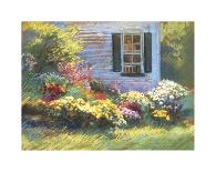 Backlit Mums-Christine Debrosky-Framed Giclee Print