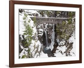 Christine Falls, Rainier National Park, Mt, Washington, Usa-Jamie & Judy Wild-Framed Photographic Print
