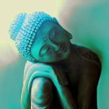 Buddha -Om I-Christine Ganz-Art Print