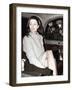 Christine Keeler Arriving at the Old Bailey, London, 1963-null-Framed Photographic Print
