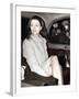 Christine Keeler Arriving at the Old Bailey, London, 1963-null-Framed Photographic Print