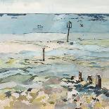 Southwold Sea View from Chris and Judy's Beach Hut-Christine McKechnie-Giclee Print