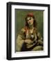 Christine Nilson or the Bohemian with a Mandolin, 1874-Jean-Baptiste-Camille Corot-Framed Giclee Print