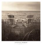 Beach Chairs-Christine Triebert-Framed Art Print