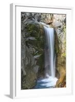 Christine Waterfall, Fall Colors, Mt. Rainier National Park, Wa, USA-Stuart Westmorland-Framed Photographic Print