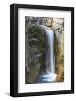 Christine Waterfall, Fall Colors, Mt. Rainier National Park, Wa, USA-Stuart Westmorland-Framed Photographic Print