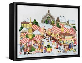 Christkindlmarket, Nuernberg, 1987-Christian Kaempf-Framed Stretched Canvas