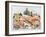 Christkindlmarket, Nuernberg, 1987-Christian Kaempf-Framed Premium Giclee Print