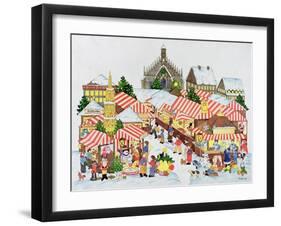 Christkindlmarket, Nuernberg, 1987-Christian Kaempf-Framed Premium Giclee Print