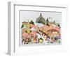 Christkindlmarket, Nuernberg, 1987-Christian Kaempf-Framed Giclee Print