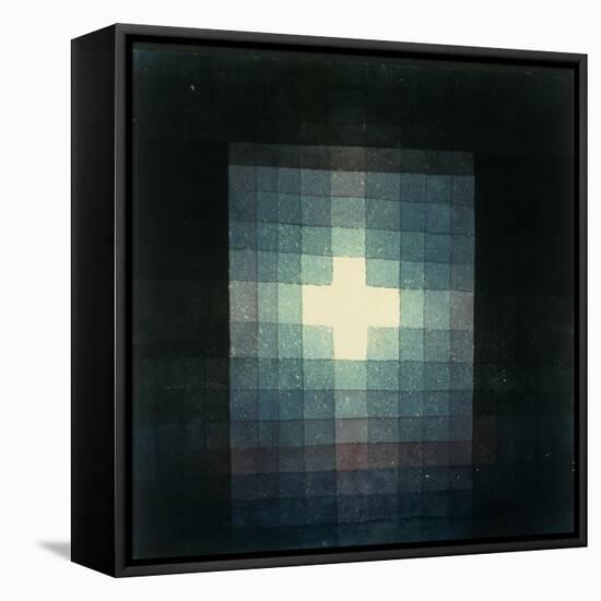 Christliches grabmahl-kreuzbild-Paul Klee-Framed Stretched Canvas