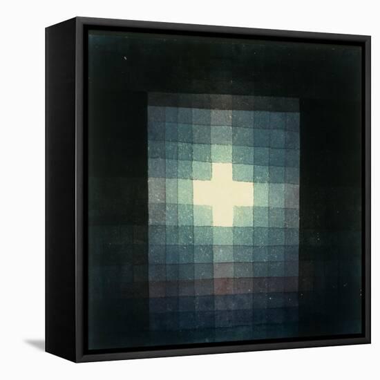 Christliches grabmahl-kreuzbild-Paul Klee-Framed Stretched Canvas