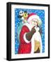 Christmas 01 Santa Claus-Veruschka Guerra-Framed Giclee Print