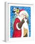 Christmas 01 Santa Claus-Veruschka Guerra-Framed Giclee Print