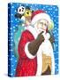 Christmas 01 Santa Claus-Veruschka Guerra-Stretched Canvas