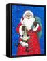 Christmas 02 Santa Claus-Veruschka Guerra-Framed Stretched Canvas