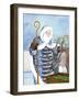 Christmas 04 Santa Claus-Veruschka Guerra-Framed Giclee Print