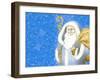 Christmas 05 Santa Claus-Veruschka Guerra-Framed Giclee Print