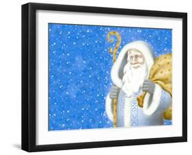 Christmas 05 Santa Claus-Veruschka Guerra-Framed Giclee Print