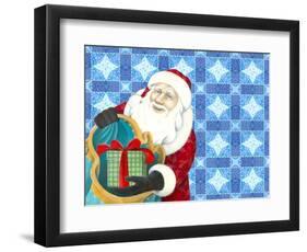 Christmas 06 Santa Claus-Veruschka Guerra-Framed Giclee Print