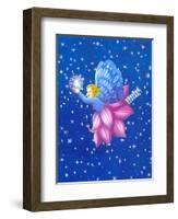 Christmas 14 Snowflake Magic-Veruschka Guerra-Framed Premium Giclee Print