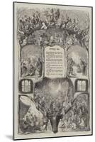 Christmas, 1860-George Du Maurier-Mounted Giclee Print