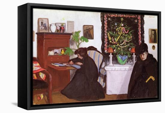 Christmas, 1903 (Panel)-Jozsef Rippl-Ronai-Framed Stretched Canvas