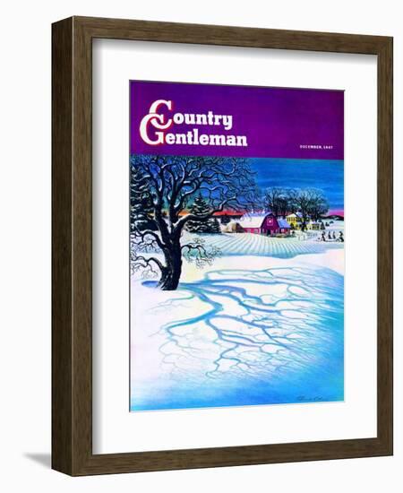 "Christmas 1947," Country Gentleman Cover, December 1, 1947-Francis Chase-Framed Giclee Print