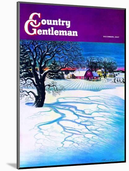 "Christmas 1947," Country Gentleman Cover, December 1, 1947-Francis Chase-Mounted Giclee Print