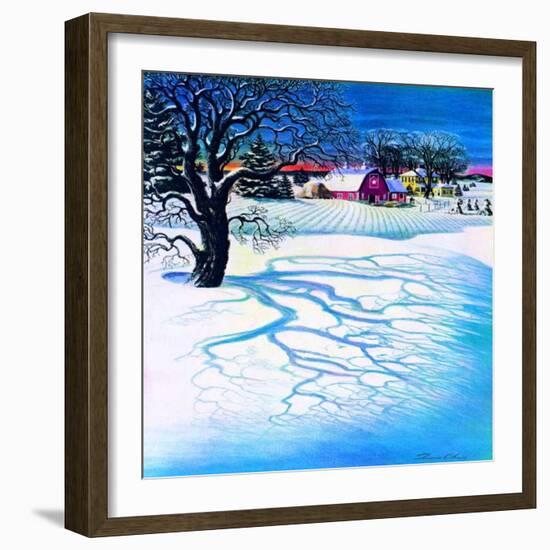 "Christmas 1947,"December 1, 1947-Francis Chase-Framed Giclee Print