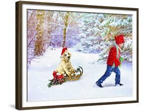 Christmas 2-Ata Alishahi-Framed Premium Giclee Print