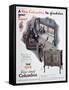 Christmas Advert for Columbia Gramophones, 1928-null-Framed Stretched Canvas