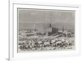 Christmas Amusements at Stockholm-null-Framed Giclee Print