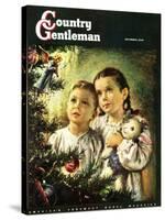 "Christmas Angel," Country Gentleman Cover, December 1, 1948-George Garland-Stretched Canvas