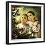 "Christmas Angel,"December 1, 1948-George Garland-Framed Giclee Print