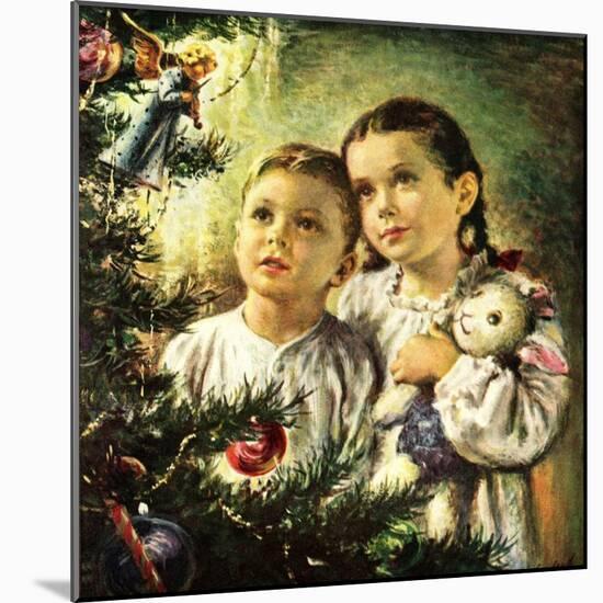 "Christmas Angel,"December 1, 1948-George Garland-Mounted Giclee Print