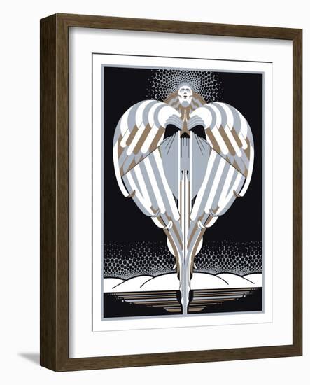 Christmas Angel-David Chestnutt-Framed Giclee Print