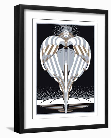 Christmas Angel-David Chestnutt-Framed Giclee Print