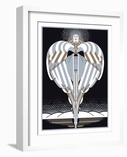 Christmas Angel-David Chestnutt-Framed Giclee Print