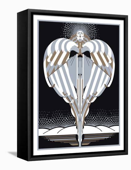 Christmas Angel-David Chestnutt-Framed Stretched Canvas