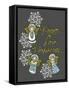 Christmas Angels & Snowflakes-Cyndi Lou-Framed Stretched Canvas