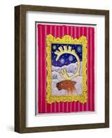 Christmas Antlers, 1996-Cathy Baxter-Framed Giclee Print
