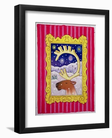 Christmas Antlers, 1996-Cathy Baxter-Framed Giclee Print