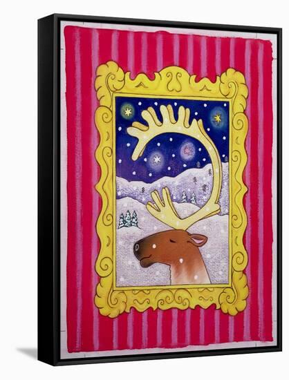Christmas Antlers, 1996-Cathy Baxter-Framed Stretched Canvas