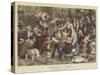 Christmas at Home-Godefroy Durand-Stretched Canvas